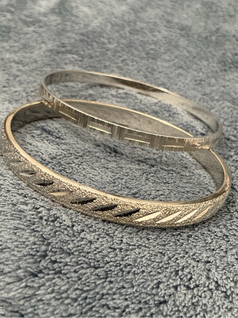Bundle of NAPIER And MONET Silver Tone Bangles